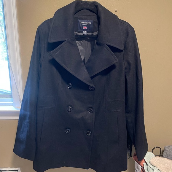 London Fog Peacoat - Picture 7 of 10